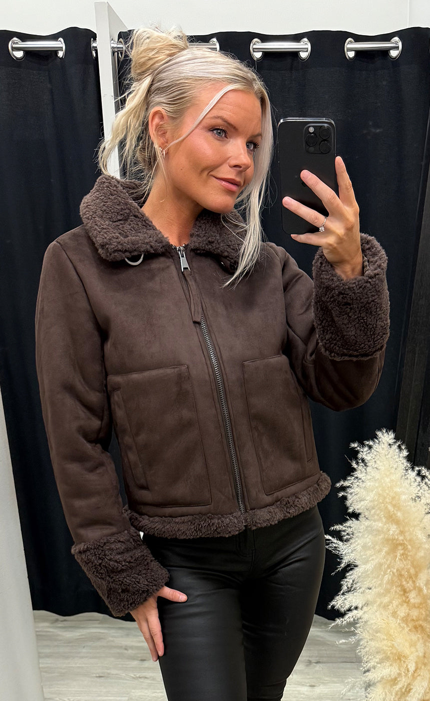 Nuoli jacket - black coffee