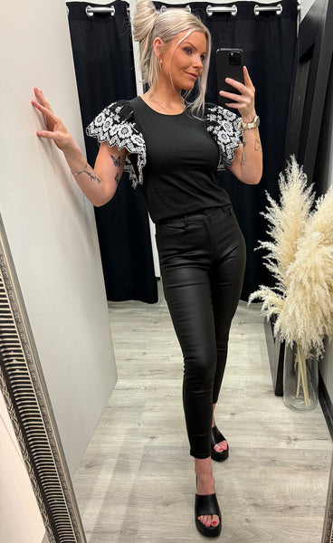 Malui top - black