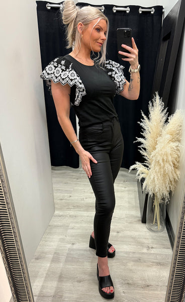 Malui top - black