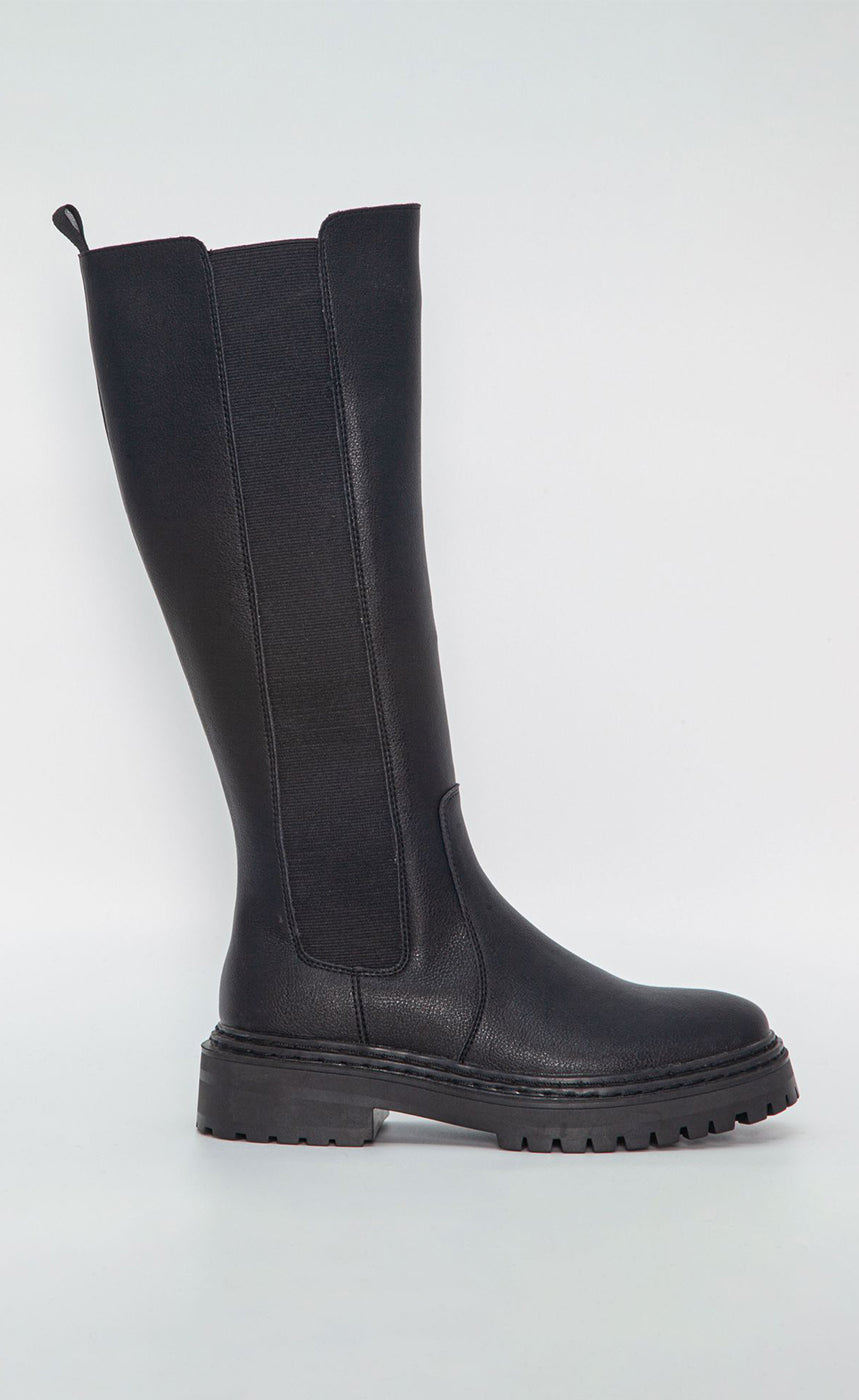 Stígvél 52002 LEATHER - black