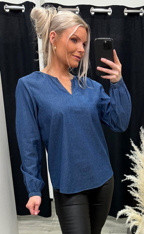 Kindra blouse 1 - denim