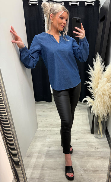 Kindra blouse 1 - denim