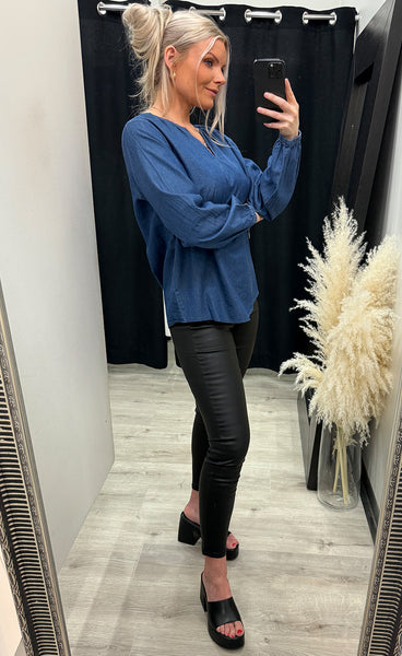Kindra blouse 1 - denim