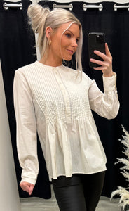Sirena top - egret