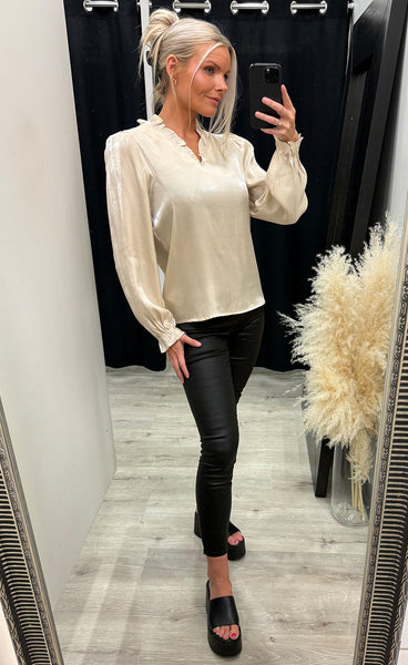 Yolanda blouse 3 - oyster gray