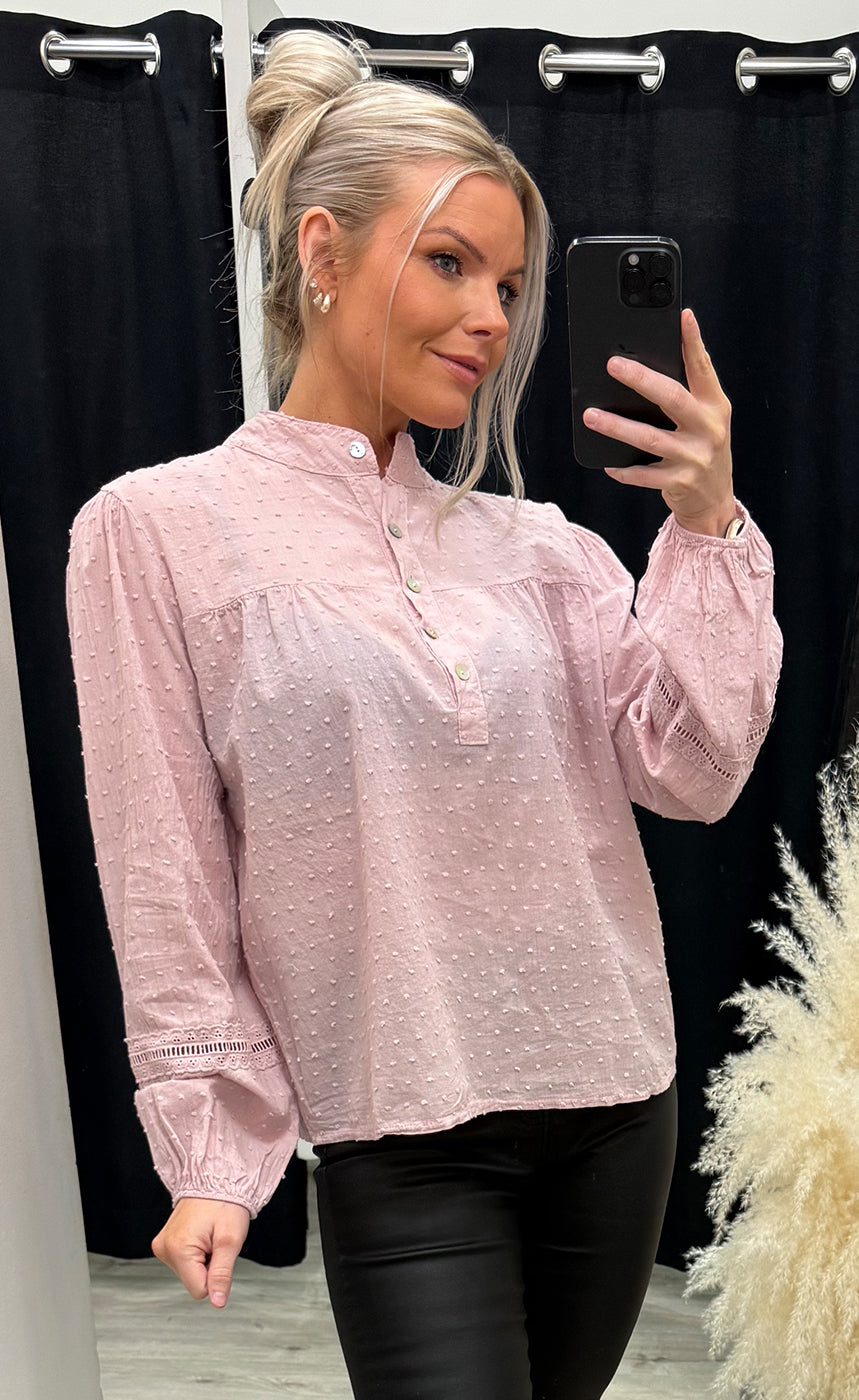 Billie blouse 1 - rose smoke