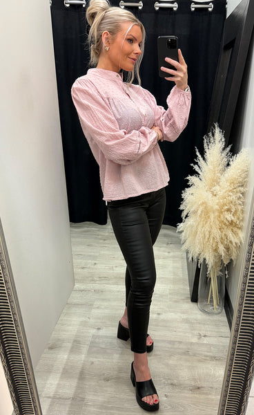 Billie blouse 1 - rose smoke
