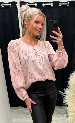 Mera blouse 1 - pale mauve