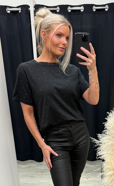Kinsley tee 1 - black glitter