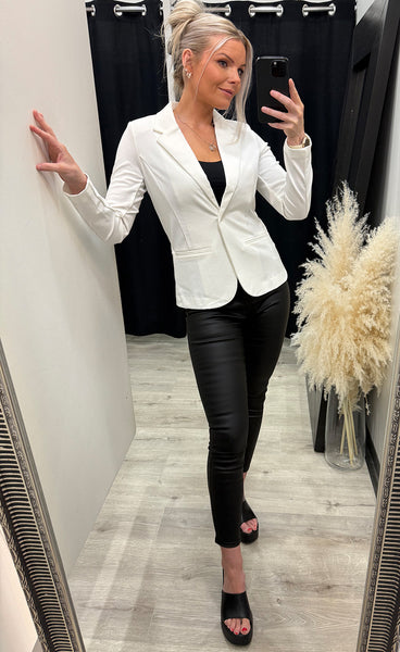 FRANSA stretch blazer - antique