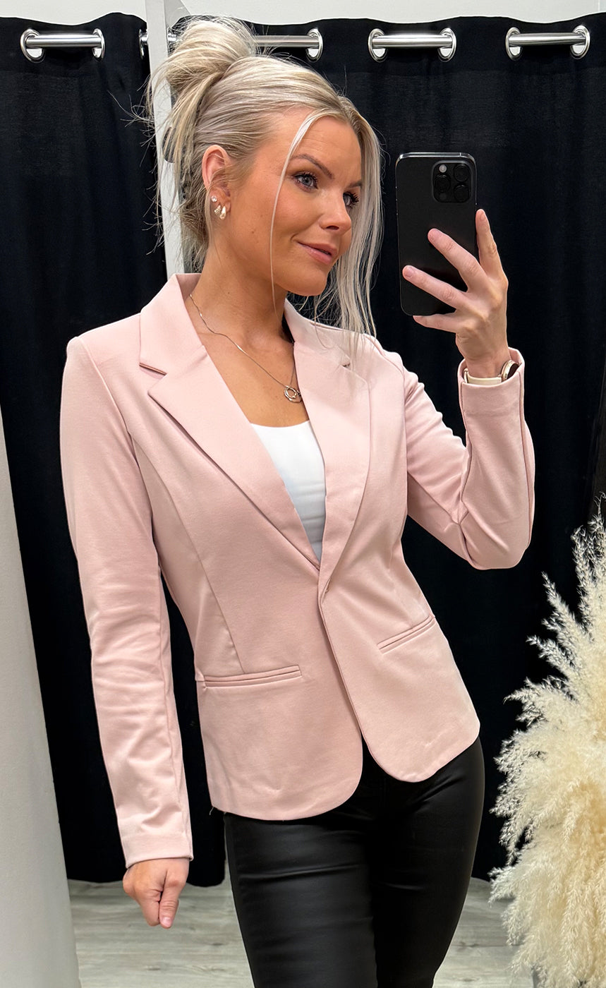 FRANSA stretch blazer - rose smoke