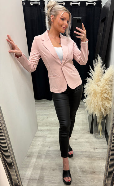 FRANSA stretch blazer - rose smoke