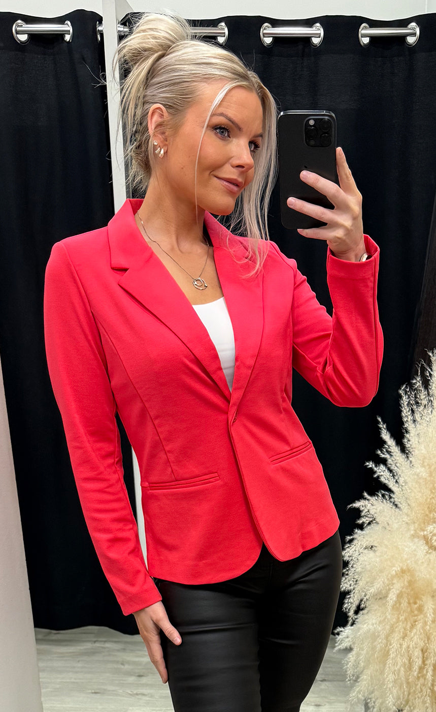 FRANSA stretch blazer - teaberry