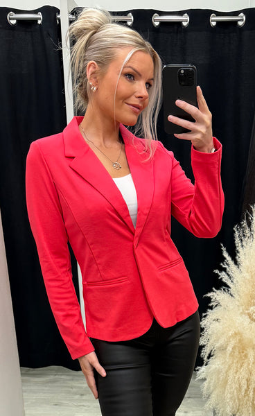 FRANSA stretch blazer - teaberry