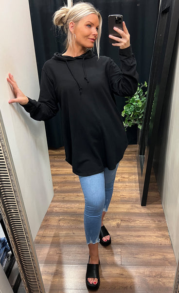 Glamz hettupeysa - black