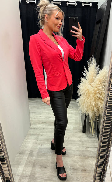 FRANSA stretch blazer - teaberry