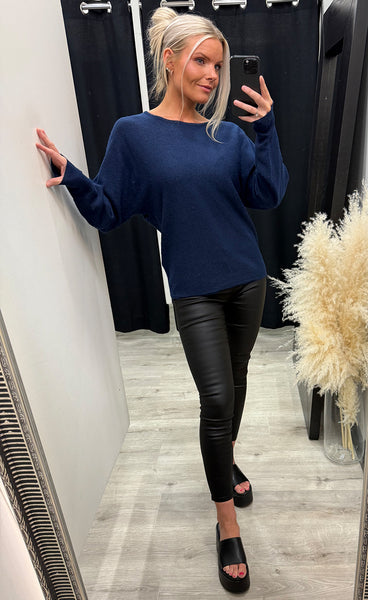 Romina pullover 1 - night sky melange