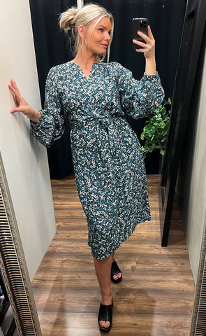 Isa dress - marina flowers