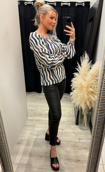 Diane blouse 1 - bering sea mix