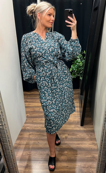 Isa dress - marina flowers