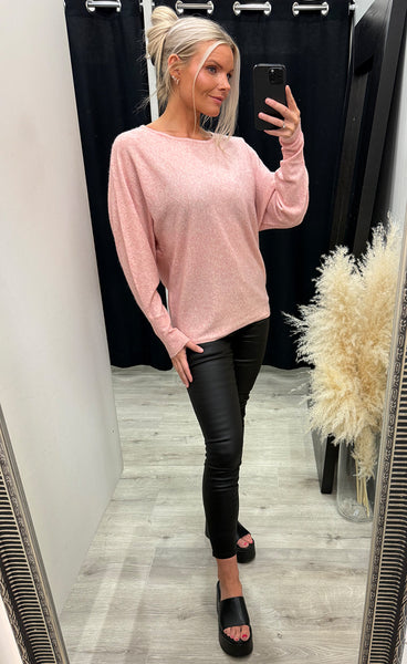 Romina pullover 1 - pale mauve melange