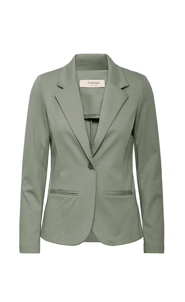 FRANSA stretch blazer - agave green