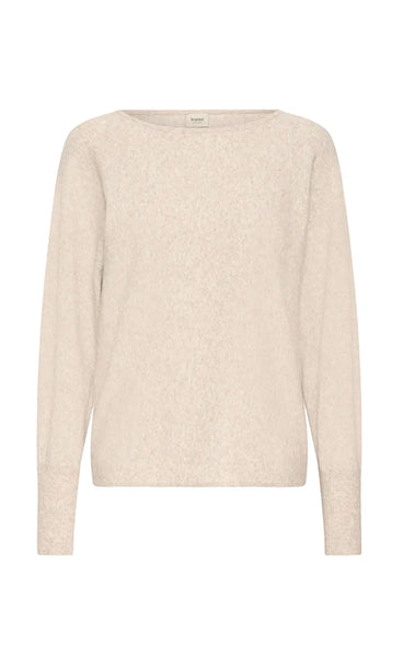 Romina pullover 1 - oatmeal melange