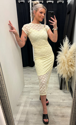 Vupa dress - pale banana