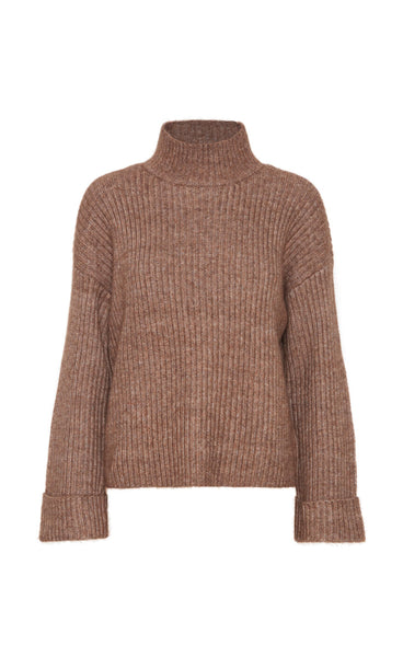 Relly pullover 1 - brown melange