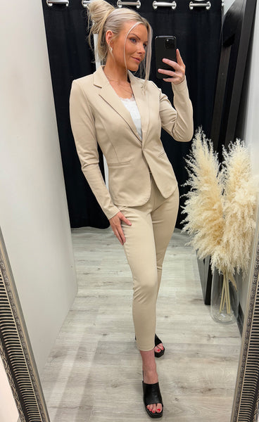ICHI Kate blazer - doeskin