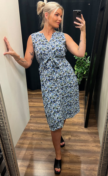 Iris dress 1 - navy mix