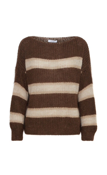 Tabia knit - brown mix
