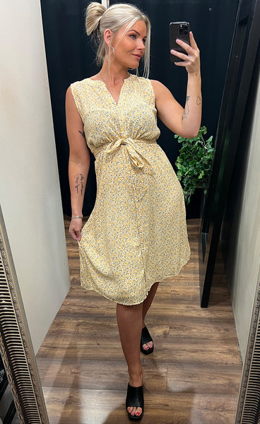 Iris dress 1 - yellow mix