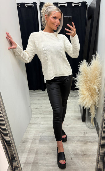 Kamia pullover 1 - whisper white