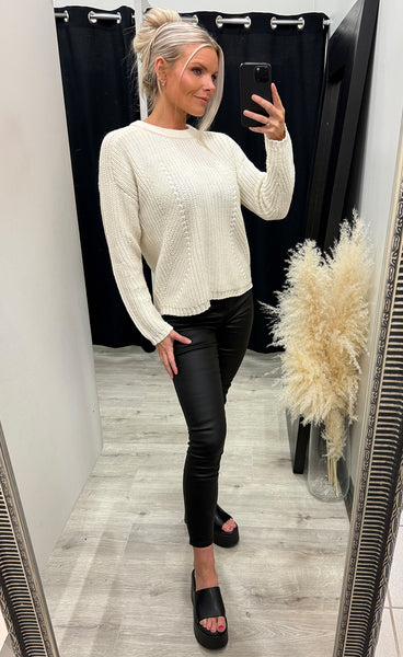 Kamia pullover 1 - whisper white