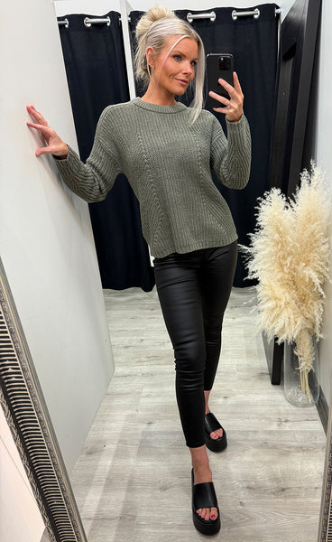 Kamia pullover 1 - smokey olive