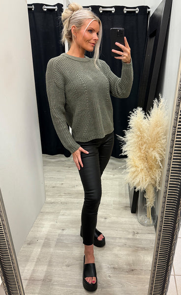 Kamia pullover 1 - smokey olive