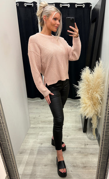 Kalikka pullover 1 - rose smoke