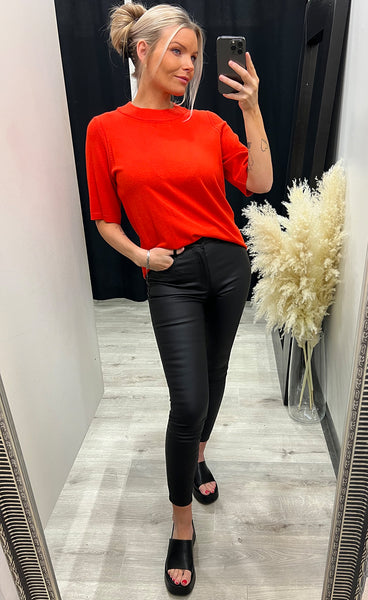 Blume pullover 14 - red alert