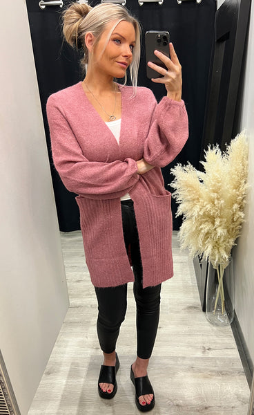 Kamara cardigan - heather rose