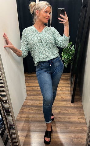 Fanini blouse - malachite mix