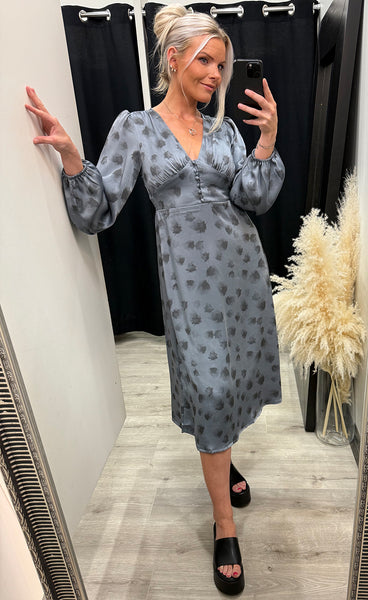 Lilith dress - cosette blue print