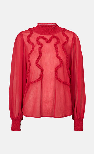 RDF Cilja blouse - deep red