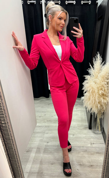 Kate blazer - bright rose