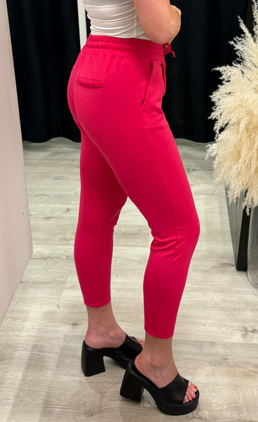 Kate pants - bright rose