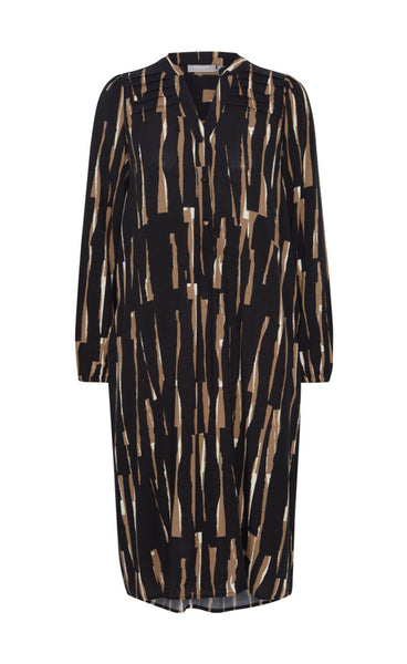 Glowy dress 1 - cocoa creme