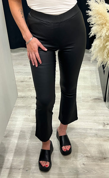 Malin flared leggings - black