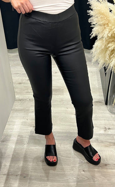 Malin flared leggings - black