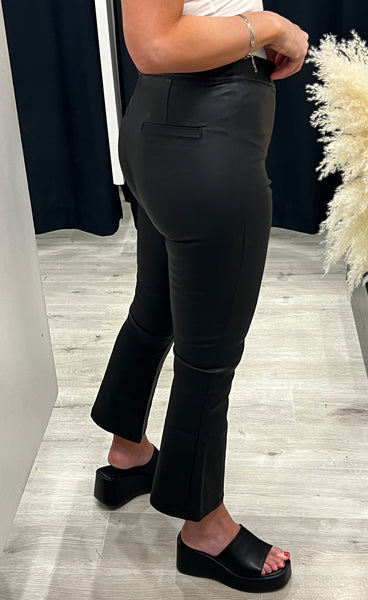 Malin flared leggings - black