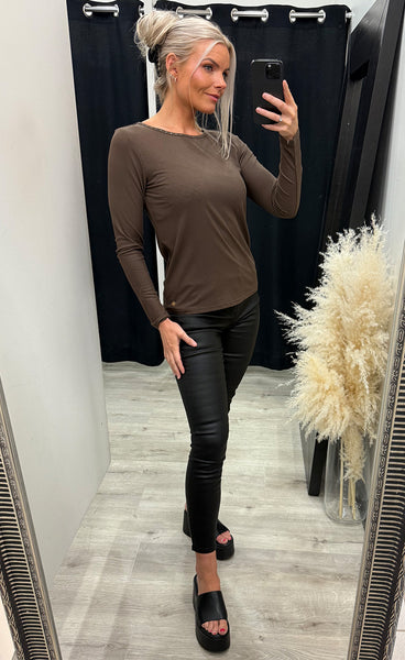 Ivy t-shirt - cappuccino